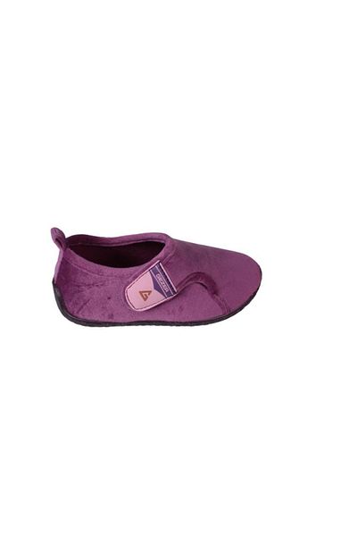 GEZER Purple Gray 31-35 Slippers - Indoor Velcro