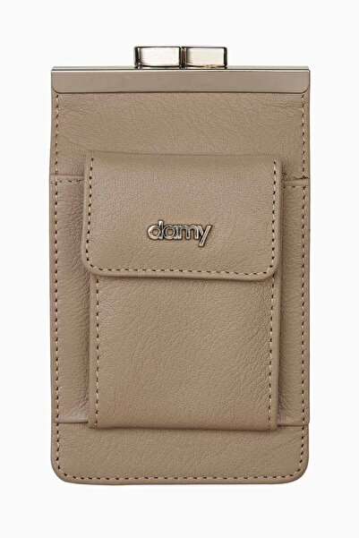 OKAVANGO Дълга кожена табакера - естествена кожа