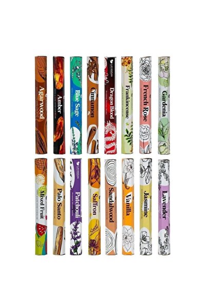 Layansaa 16 Paket 320 Adet Tütsü, 16 Farklı Aroma Layansa Marka