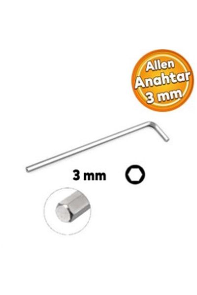 Eltos Alyan 3mm Single Allen Length - 6.5cm (1 Piece)