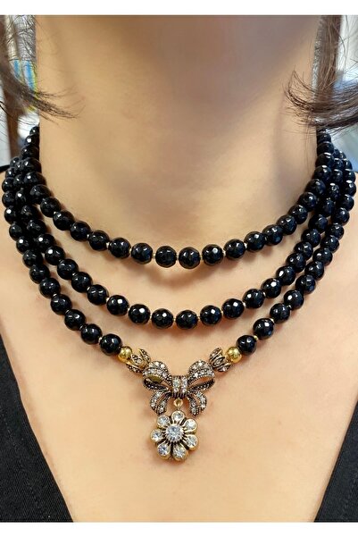 Takkı by Handan Oniks Taşı Tasarım Kolye