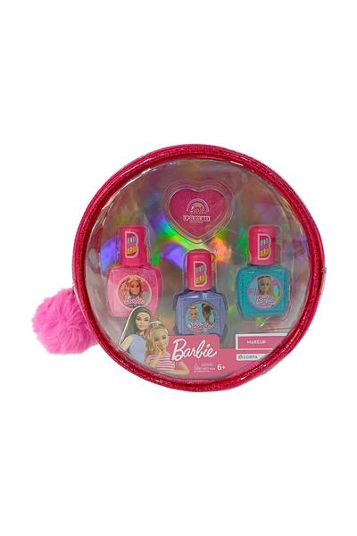 Barbie حقيبة أدوات المكياج المصنوعة من مادة البولي فينيل كلوريد