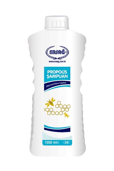 Ersağ 1 lt Shampoo with Propolis - Normal Dry Hair