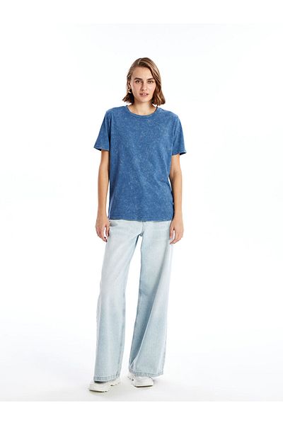 LC Waikiki Tricou de damă - decolteu, croială solidă, mânecă scurtă