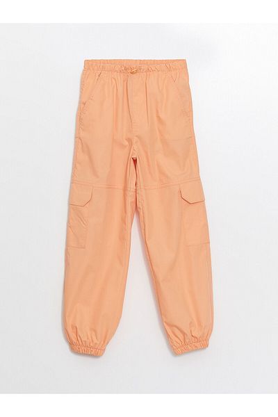 LC Waikiki Girl's Cargo Jogger Pants - LCW Elastic Waist