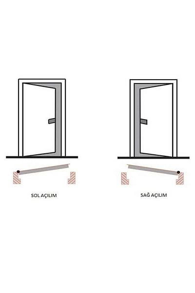 Sofuoğlu Stainless Steel Şebboy Albifirin-nickel Color Mirrored WC Door Handle / Right or Left Direction Notification