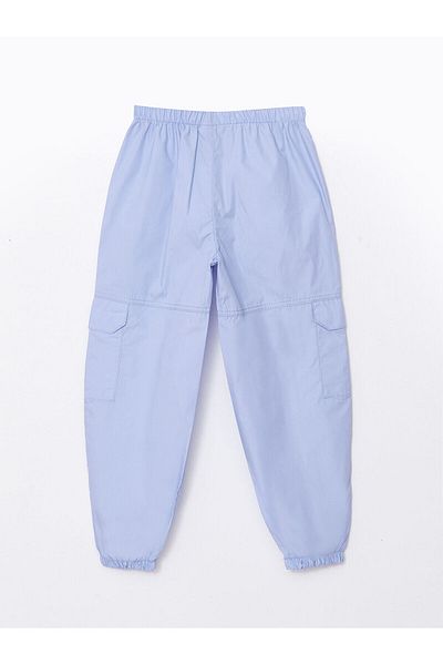 LC Waikiki Pantaloni de jogger cargo pentru fete cu talie elastică LCW
