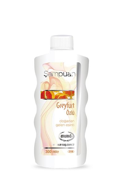 Ersağ 300 ML Grapefruit Extract Ersağ Shampoo