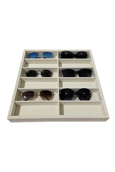 SNS TAKI STANTLARI 12 Bölmeli Gözlük Sergileme Ve Çekmece Düzenleme Stantı