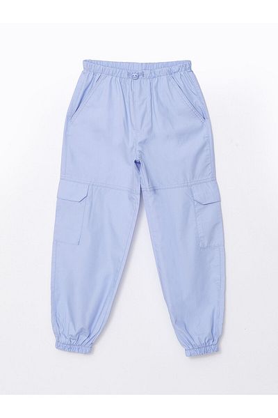 LC Waikiki Pantaloni de jogger cargo pentru fete cu talie elastică LCW