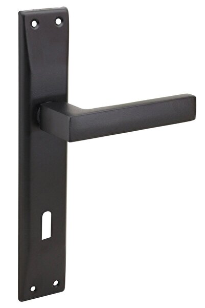 Nobel Avanti Mat Siyah Aynalı Oda Kapı Kolu (1 TAKIM)