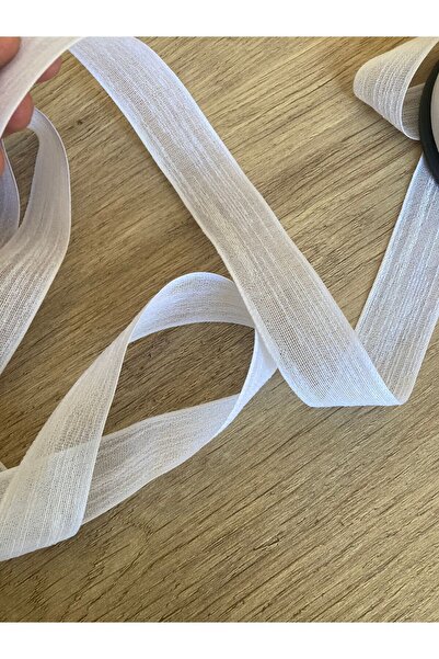 guluslazerkesim Біла лляна стрічка - прикраса для весільних цукерок 1 шт.