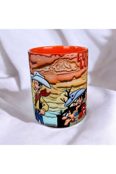 mug shop Redkit and the Daltons - Lucky Luke Design Gift Mug