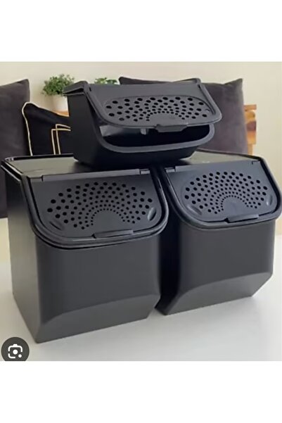 Online Tupperware Pantry Set. 2 Pieces of 5.5 Lt Potato Bowl and 1 Piece of 2.3 Lt Garlic Bowl.