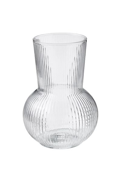 IKEA Βάζο PÅDRAG 17 cm Κομμένο Ημιδιαφανές Γυάλινο