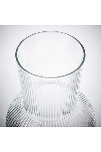 IKEA Βάζο PÅDRAG 17 cm Κομμένο Ημιδιαφανές Γυάλινο