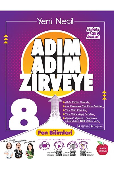Newton Yayınları Newton 8.sınıf Fen Bilimleri Adım Adım Zirveye Soru Bankası