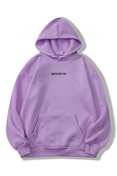 Risil-Nu Company Brooklyn Printed Oversize Hooded Hoodie - 3 Thread Thick Raster