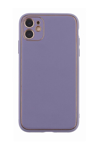 mooodcase Iphone 11 Luxury Leather Silikon Kenarlı Deri Telefon Kılıfı Mchzr