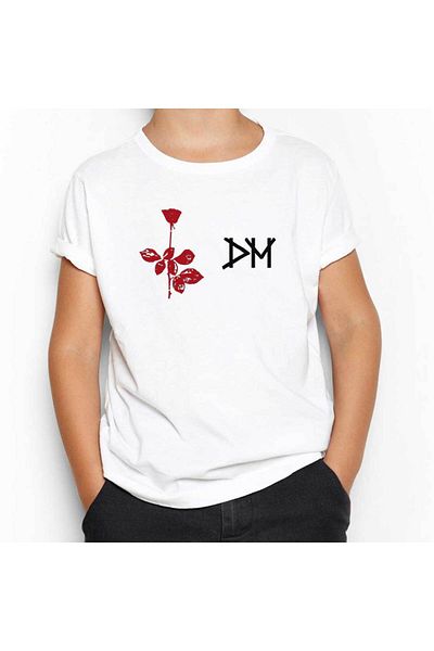 Z zepplin Depeche Mode Rose - Tricou alb pentru copii