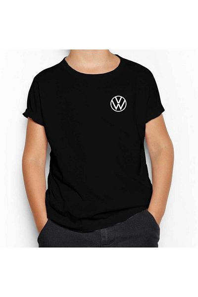 Z zepplin Volkswagen New Logo - Black Kids T-Shirt