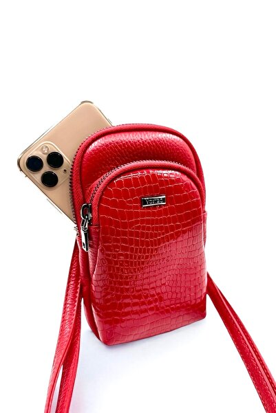 VOSTRO Italian Style Women's Shoulder Bag - 100% Real Genuine Leather, Phone ...