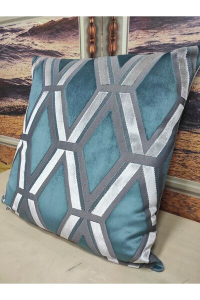 Evcimenhome 50cmx50cm Husă de pernă din catifea Diamontturquoisegreen