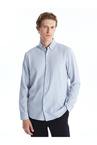 LC Waikiki Μακρυμάνικο ανδρικό πουκάμισο με κανονική εφαρμογή