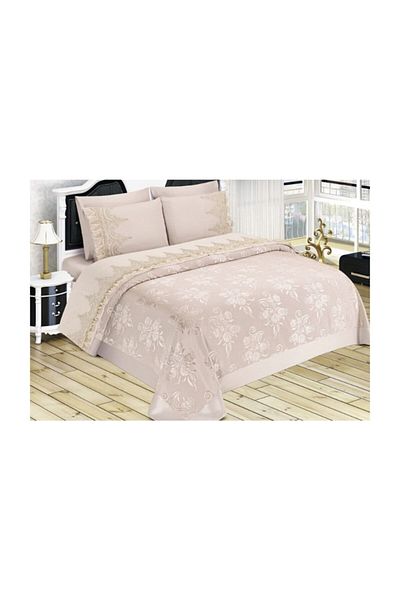 Armes Home Sultan French Lace Pique Set Cappuccino
