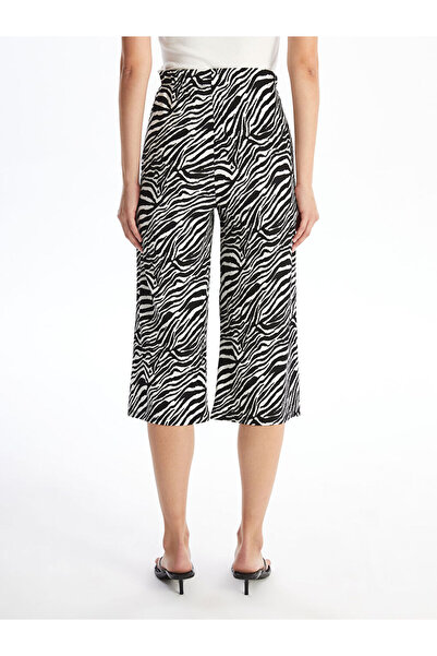 LC Waikiki Patterned Women's Capri - Elastic Waist