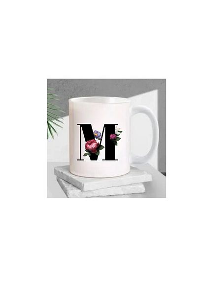 Seramikkup Letter Printed Mug