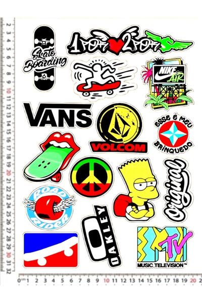 Phoenix VANS KAYKAY MTV MOTORSİKLET KASK LEPTOP DOLAP STİCKER ÇIKARTMA