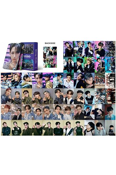 Kpop Dünyasi STRAY KIDS ''Sound'' Double Sided Printed Lomo Card Set