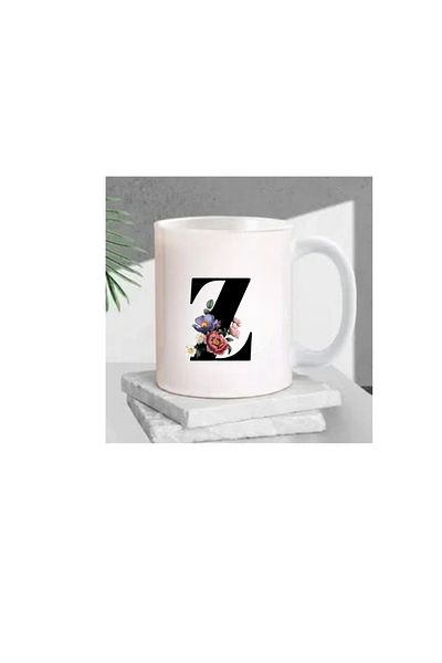 Seramikkup Letter Printed Mug
