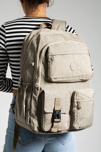 Baginn 571 Collection - 45*30 cm Large Size Clinker Backpack, Multi-Pocket High School College Bag