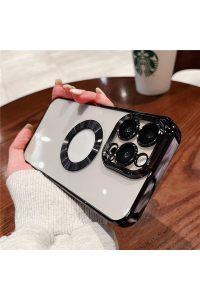 mooodcase Iphone 13 Pro Max Logo Detaylı Lens Korumalı Renkli Çerçeve Detaylı...