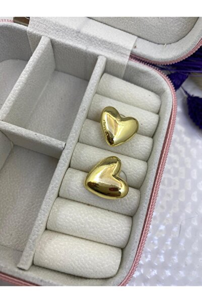 Arescollection أقراط نسائية مقاومة للتشوه على شكل قلب من الفولاذ من سلسلة vip