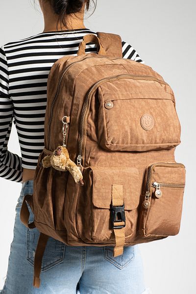 Baginn Συλλογή 571 - Σακίδιο πλάτης Clinker 45*30 cm, Πανεπιστημιακή τσάντα γυμνασίου με πολλές τσέπες