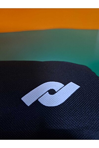 Pippa 2 Compartment Zippered Economical Fabric Pen Holder Black