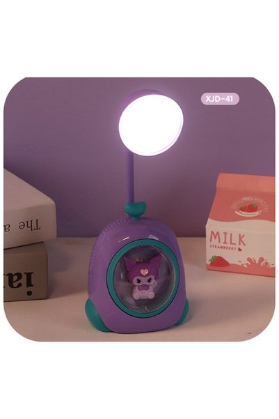 Generic Brand Purple Bell Jar Table Lamp, 26X8, Stylish and Complete with Acc...