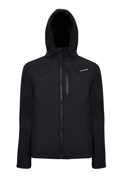 Scooter Παλτό Softshell Hooded Μαύρο Ανδρικό Παλτό M1801ts