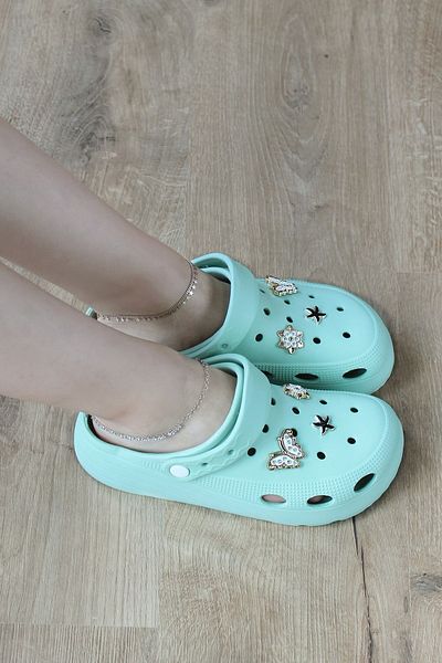 Avex Orthopedic Eva Slippers - Stone Detailed, High Sole Sabo Sandals