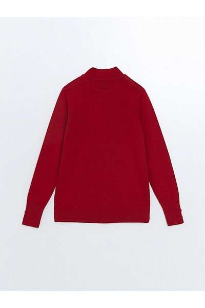 LC Waikiki Women's Knitwear Sweater - Half Turtleneck Design