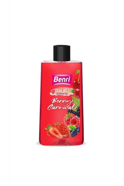 Benri Benri Berry Carnival Shower Gel - Red Berries 500 ml