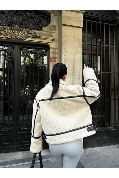 Ekim Store Λούτρινο Biker Coat - Boyfriend Original