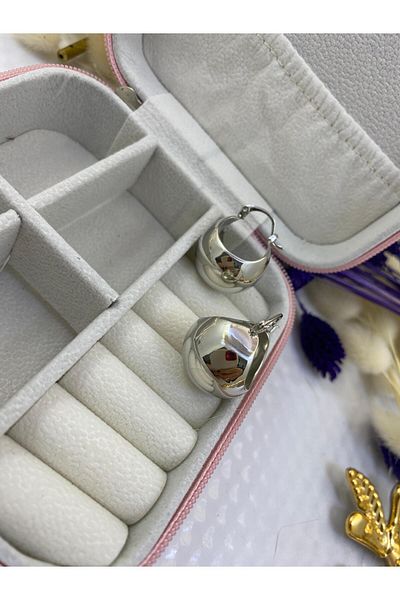 Arescollection vip series steel trend women's non tarnish chubby thick basket ring earrings