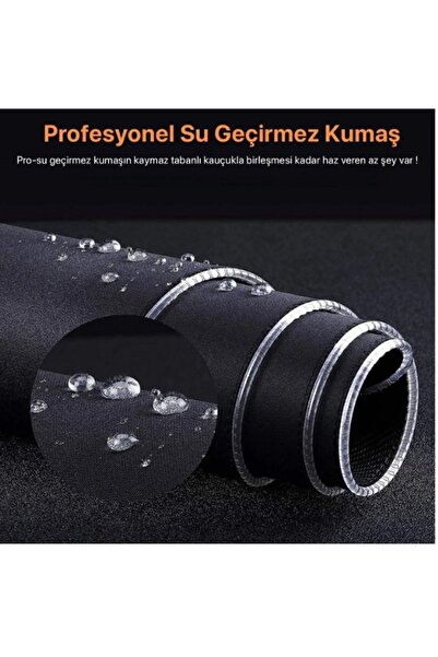 Genel Markalar Rgb Led Gaming Mousepad Siyah Kaymaz Su Geçirmez Xl Mause Pad 80x30 Cm