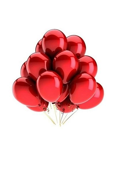 SYC GROSS Metallic Red Balloon Balonevi Brand 12 Inch 30 Cm 10 Pieces (WITH 17 COLOR OPTIONS)