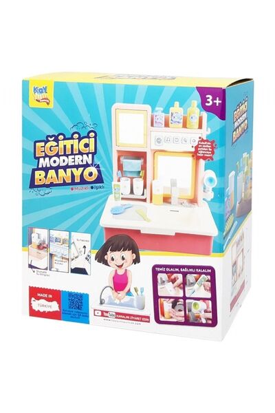 Genel Markalar Kayyum Oyuncak Eğitici Sesli Ve Müzikli Modern Banyo Lavabo Mavi