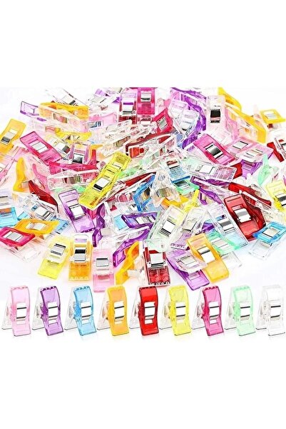 Genel Markalar SingerBeko  Kumaş Kağıt Gibi Tüm Malzemeleri Sıkıştırmak Için Kaliteli Içi Çelik Olan 50 Adet Mandal